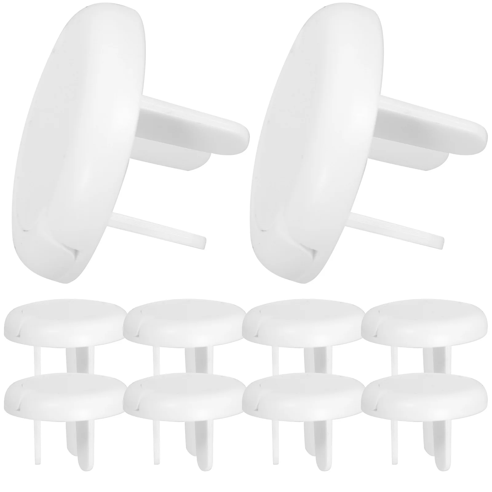 

50 шт., защитные крышки для электрических розеток с защитой от детей, защита для розеток, простые в использовании колпачки для вилок, защитные вилки для розеток