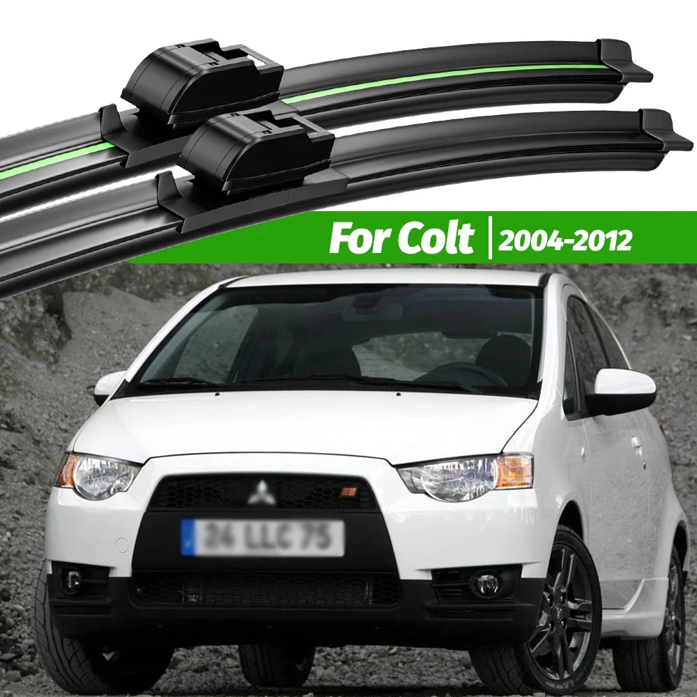 

For Mitsubishi Colt 2004-2012 2pcs Front Windshield Wiper Blades 2006 2007 2008 2009 2010 2011 Windscreen Window Accessories