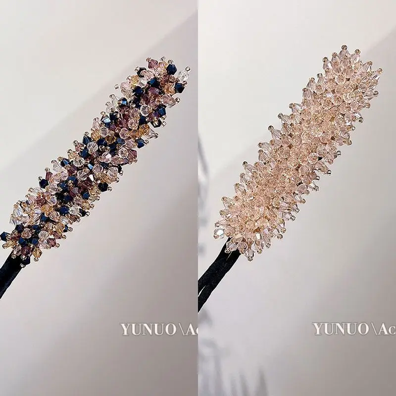 Donne Easy Hair Bun Maker Floral crystal Donut Updo Hair Stick piatto fai da te fascia per capelli pieghevole Chignon accessori per capelli regalo