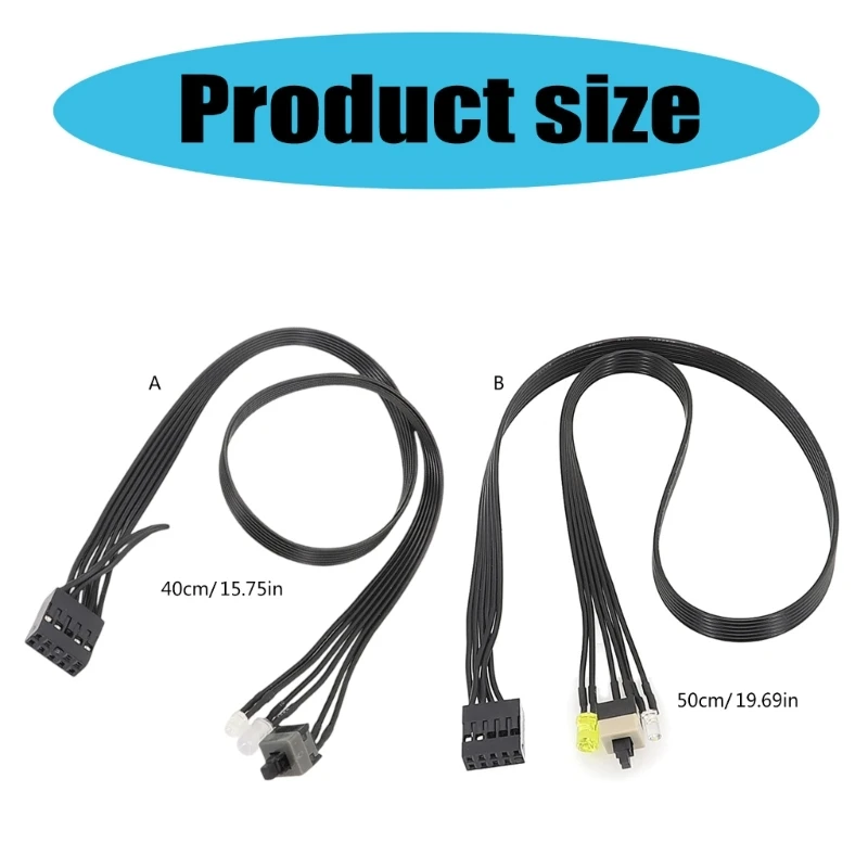 مفاتيح طاقة الهيكل، كابل الخط، محولات مضيف كابل رأس اللوحة الأم الداخلية