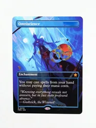 Holo 15 TCG Волшебные карты Прокси-игра Черные Прокси-карты высшего качества Настольная игра Omniscience Pyroblast Коллекционные карты Proxy