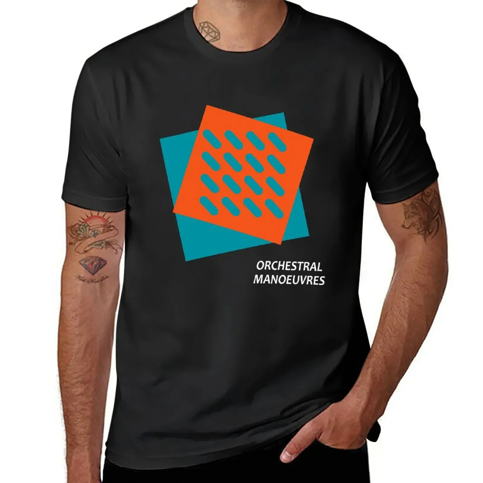 Orchestral Manoeuvres Design T-Shirt tees vintage clothes t shirt for men