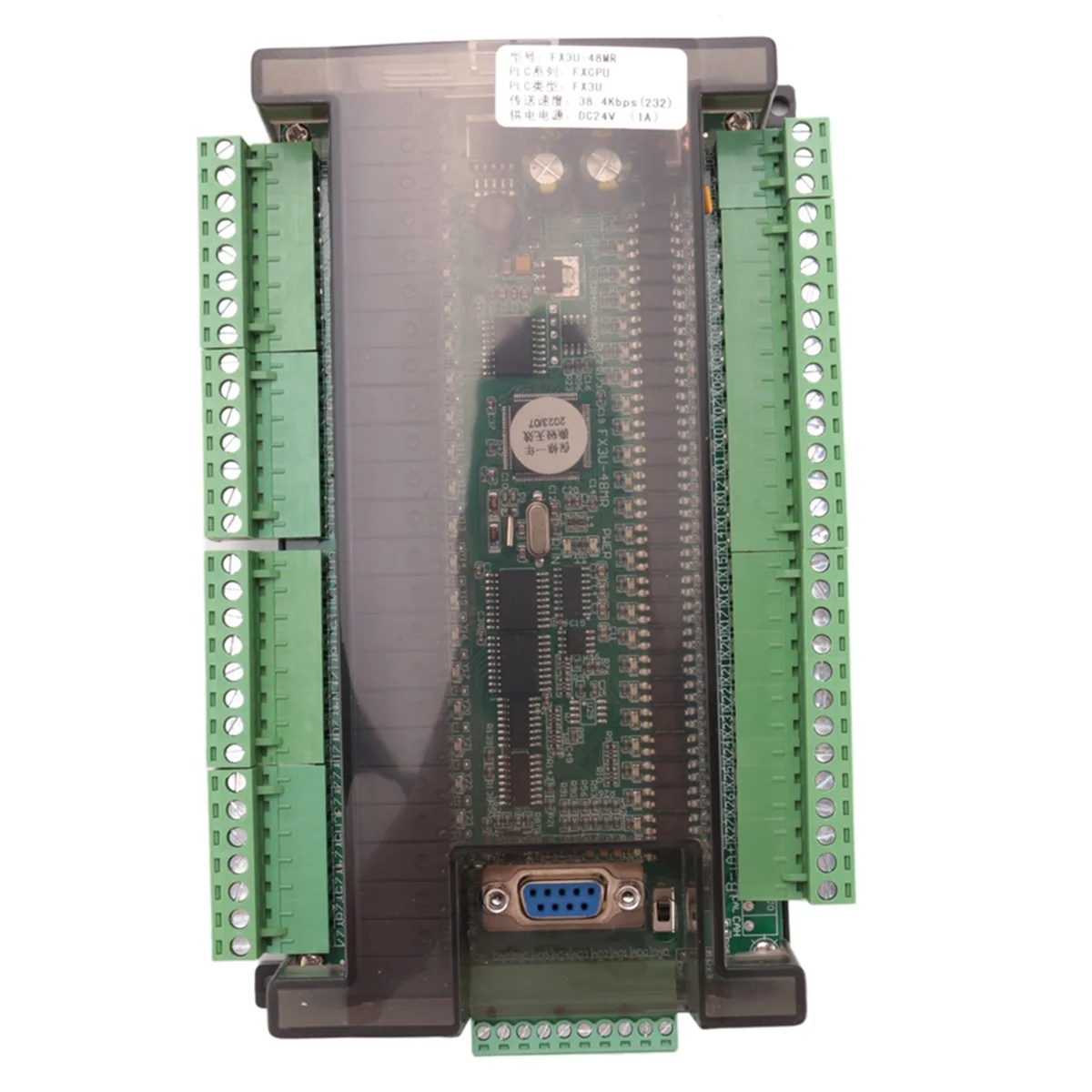 FX3U 48MR RS485 (Real Time Clock) 24 Input 24 Relay Output 6 Analog Input 2 Analog Output Plc Controller