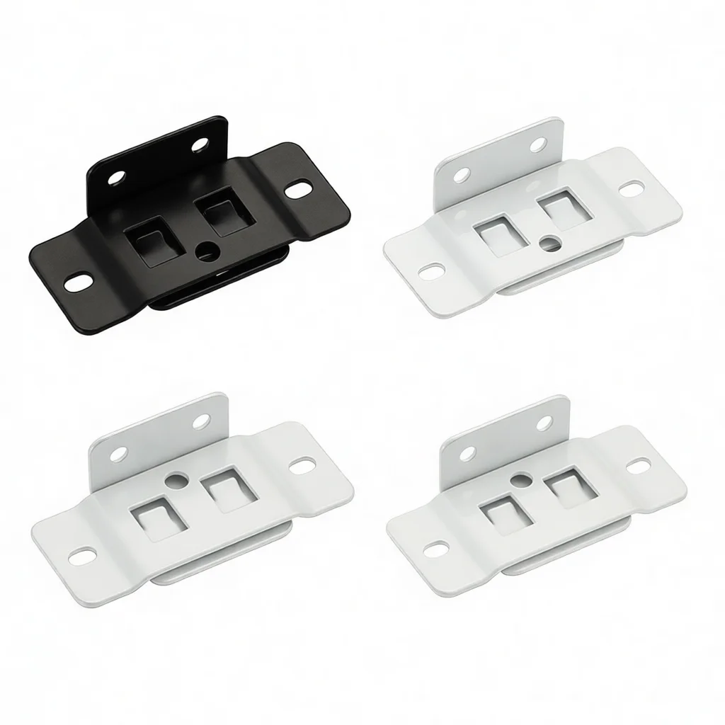 Shelf Bracket Two In One Corner Code Cabinet Furniture Hardware Connector Cold Rolled Steel Fastener Board Support Modern Design