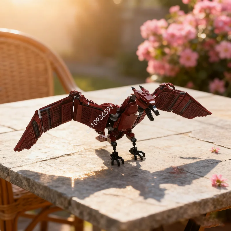 572 قطعة MOC Rodan نموذج اللبنات البناء تجميع DIY بها بنفسك هدايا عيد الميلاد فكرة إبداعية التعليم ألعاب مكعبات عيد ميلاد #1