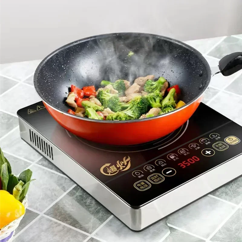 3500W High-power Household Induction Cooker 220V Multi-function Cooking Hot Pot Integrated Induction Cooker