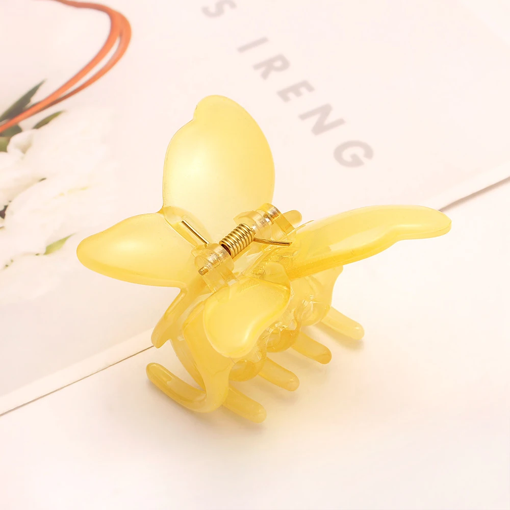Frauen Kleine Schmetterling Haar Klaue Acryl Klaue Clip Mädchen Süße Haarnadel Krabben Haar Clips Chic Haar Clip Mode Haar Zubehör – Detail 27
