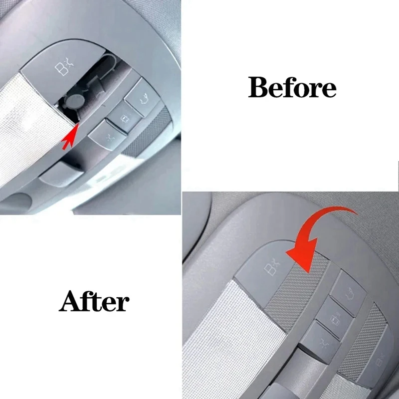 Car Sunroof Switch Indoor Light Grille Cover Decoration Auto For Mercedes Benz W164 ML GL Class R300 R320 2006-2012