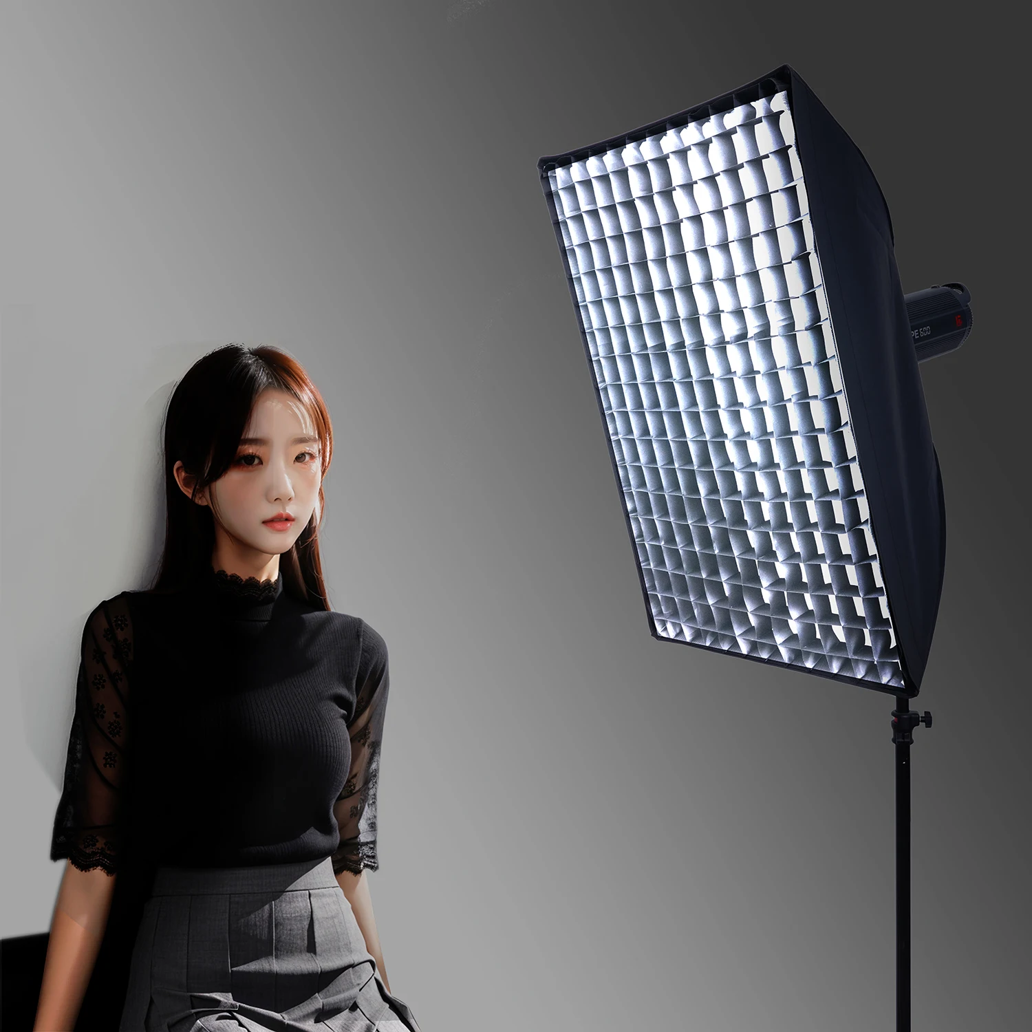 60x90cm photo Portable Rectangular Honeycomb Grid Softbox soft box with Bowens Mount for Studio Strobe Flash Light Lamp