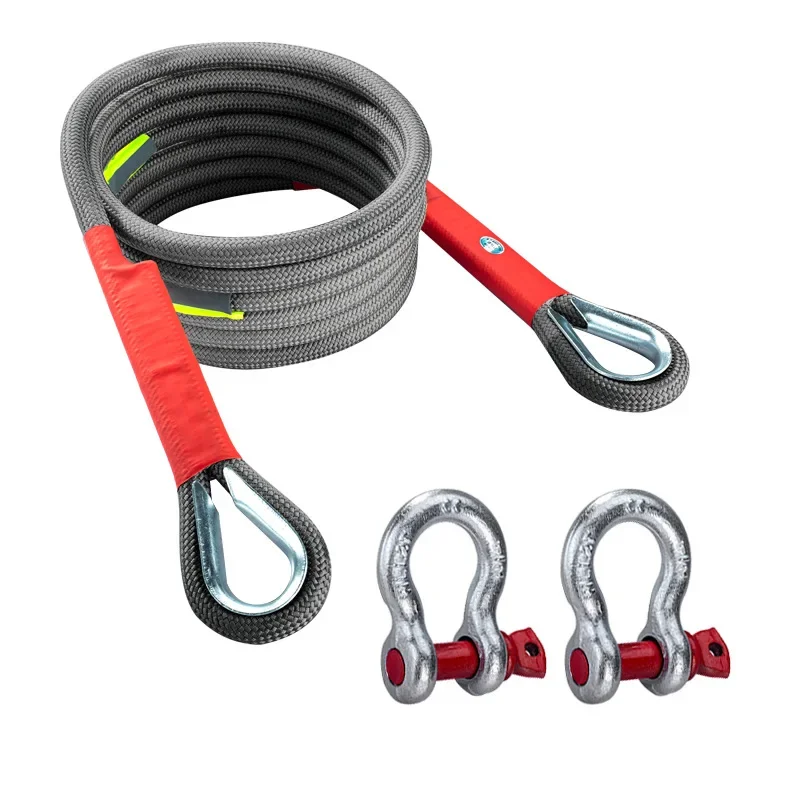 New Car Trailer Rope Outdoor Emergency Rescue Rope Traction Bold American Steel Buckle Nylon