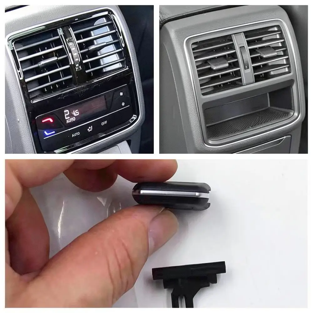 For For Volkswagen Magotan B8 Passat CC Rear Air Outlet Slider Clip Car AC Vent Adjustment Lever Replacement Accessory