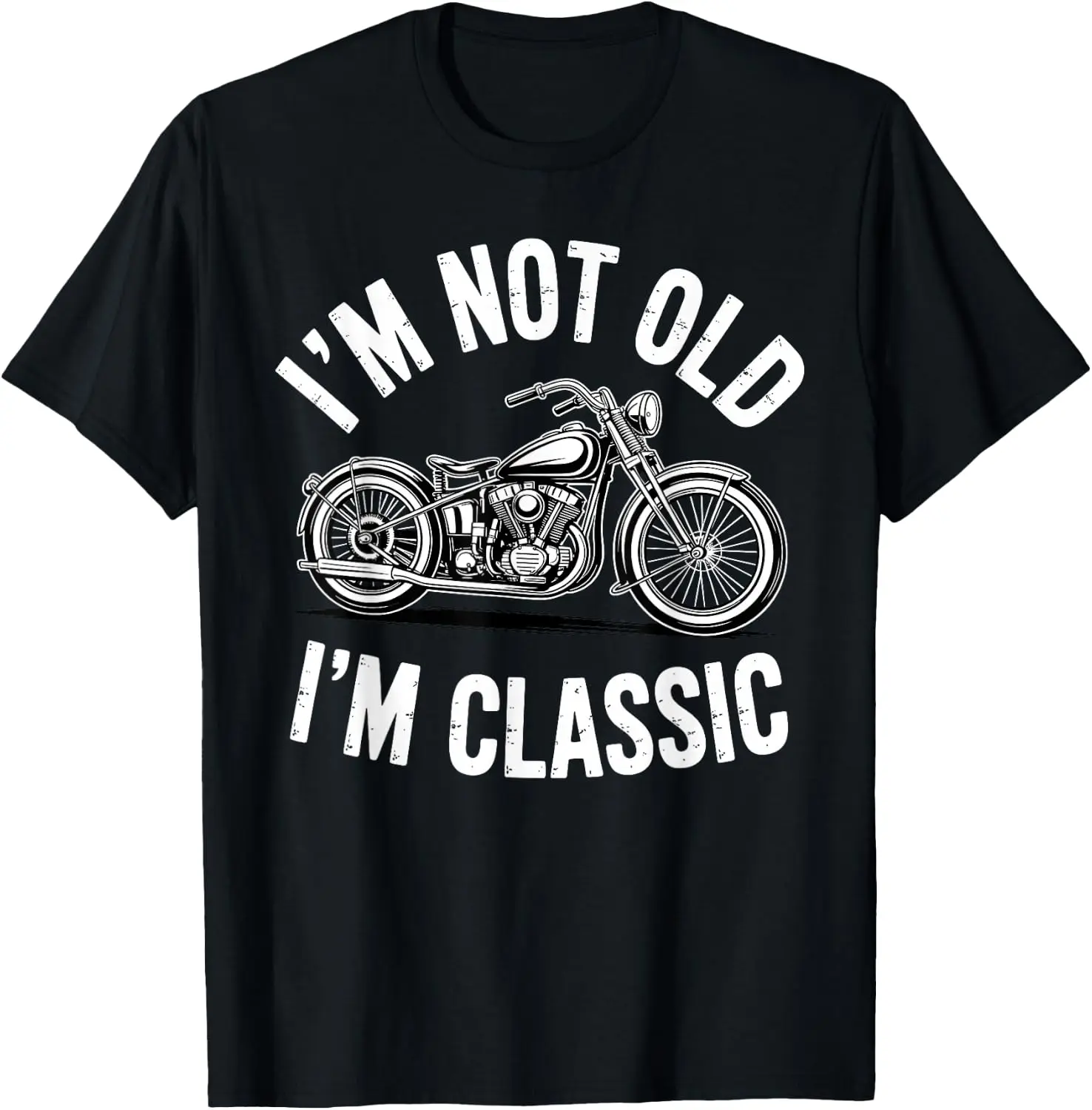 Funny Design For Men Women Biker Motorcycle Lover T-Shirt 100% Cotton Trendy Y2K Short-Sleeve Tee-Soft, Quick-Drying,