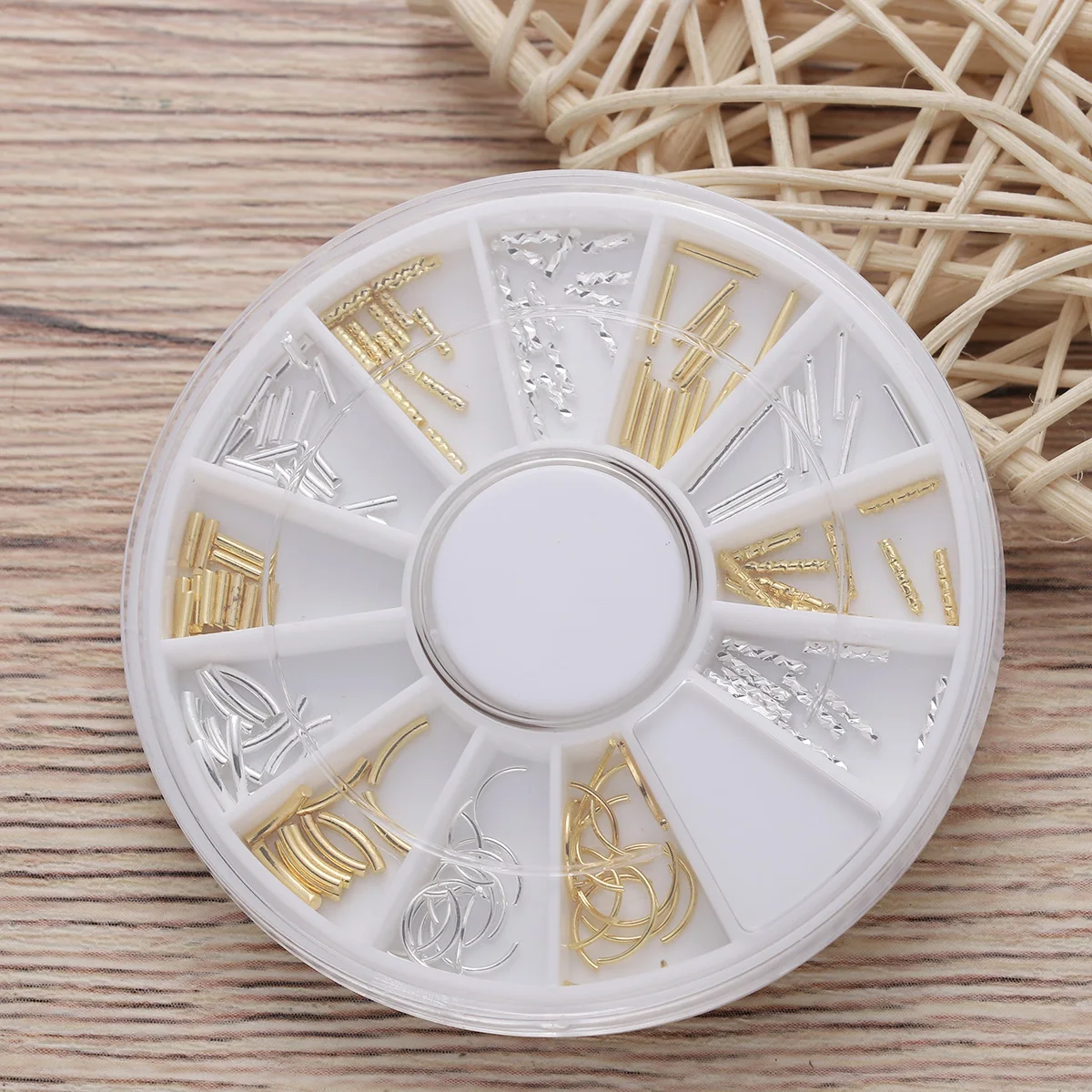 

1pc Mixed Size Art Metal Studs Decorations Diy Rivets For Home Salon Use Nail Design Accessories Nail Art Decor