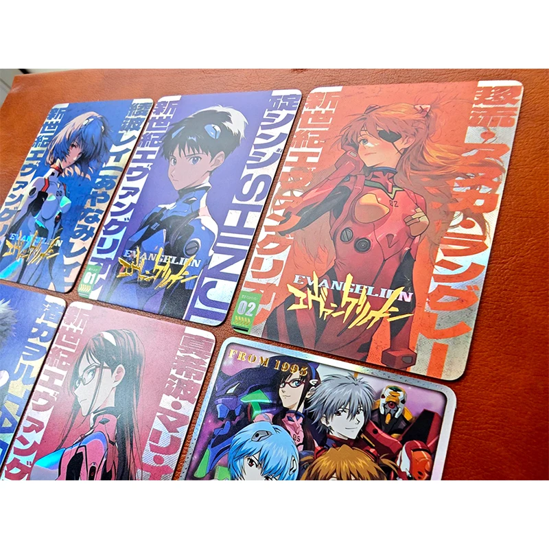 Neon Genesis Evangelion Asuka Langley Soryu Ayanami Rei DIY Homemade Collection Card Game Toys Christmas Birthday Gift