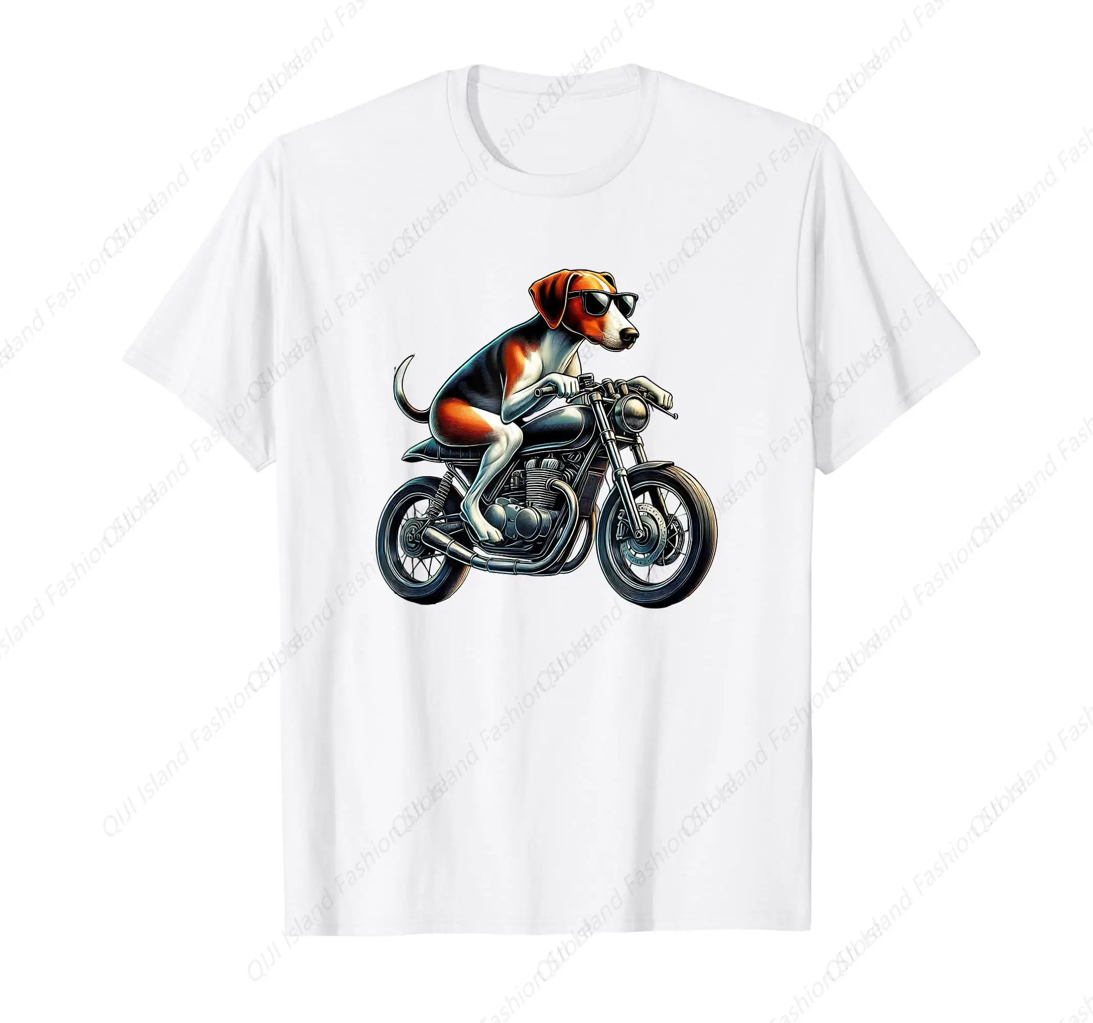 

Riding Motorcycle American Foxhound lover T-Shirt