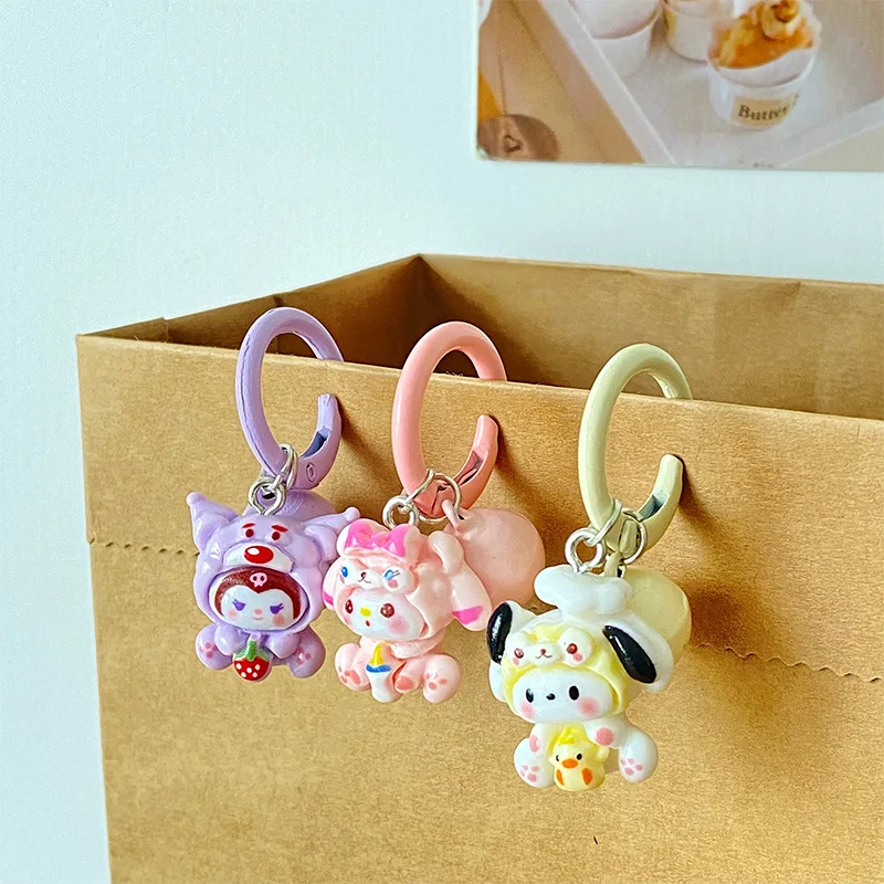 Il nuovo ciondolo portachiavi Kulomi di Miniso, simpatico ciondolo per zainetto da studentessa, regalo per il migliore amico, cerchio ornamentale dei cartoni animati