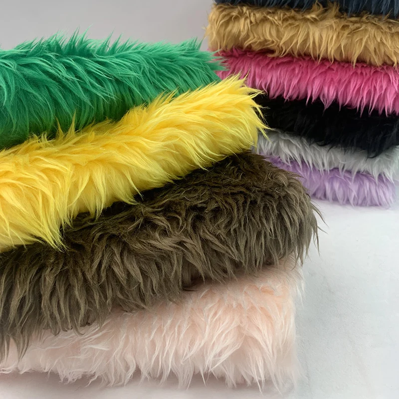 

Длина ворса 3 см, искусственная плюшевая швейная меховая ткань для изготовления хлопковых кукольных волос 150x90 см, плюшевая ткань с падающей водой, имитирующий мех