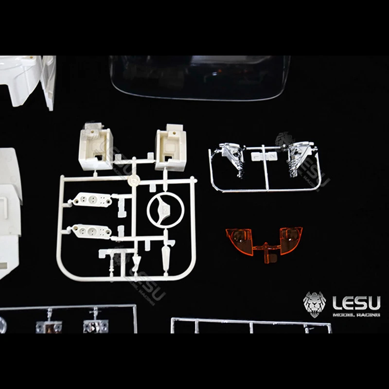 LESU 1/14 Scale 700 Cab Kit Cabin Assembly For Tamiya Hino 1/14 RC