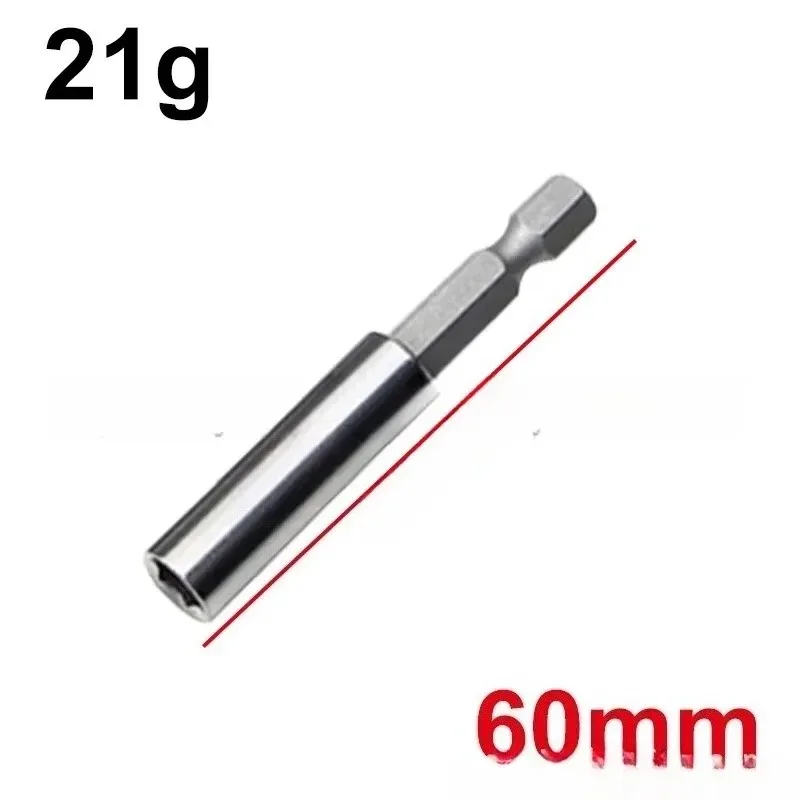 60/75/100/150mm 1/4クイック六角ハンドル延長接続ロッド交換用六角ハンドル延長ロッドバッチヘッドジョイント