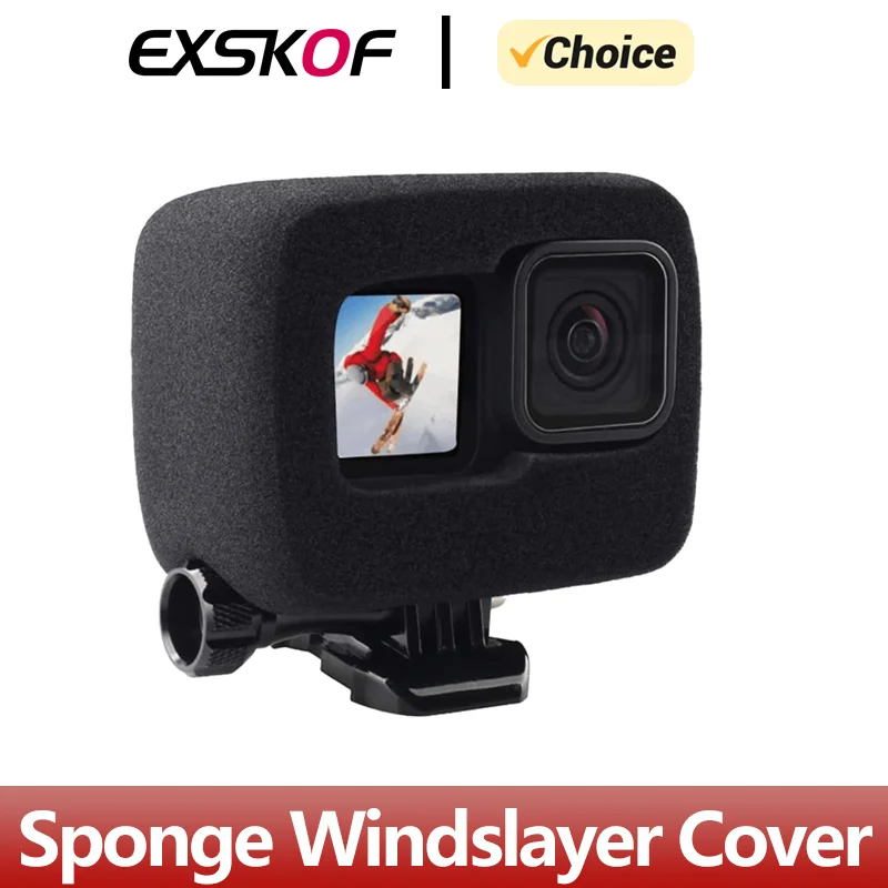 Sponge Windslayer Cover Housing Frame Case Wind Noise Reduction Windproof for Gopro Hero 13 12 11 10 9 Action Camera Accessories