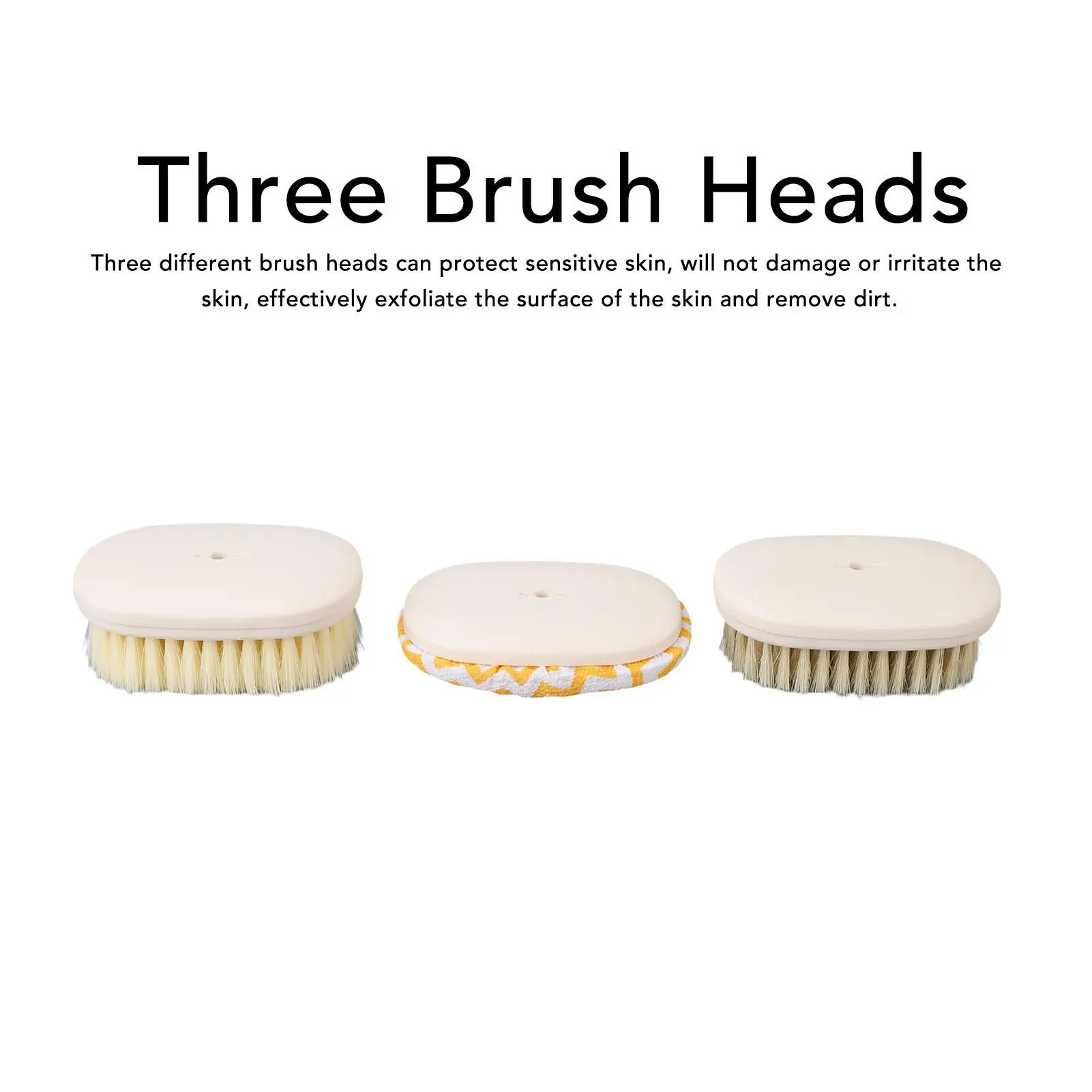 임신한 여성을 위한 핸들 목욕 브러시 편안한 곡선 디자인 사용하기 쉬운 다기능 도구(걸이 구멍 포함)