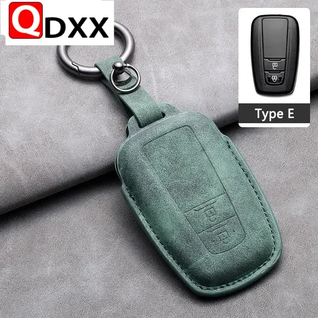 For Toyota Chr Rav4 Auris Avensis Prius Aygo Camry Corolla Land Cruiser 200 Prado Crown Accessories Car Key Case Cover Keychain