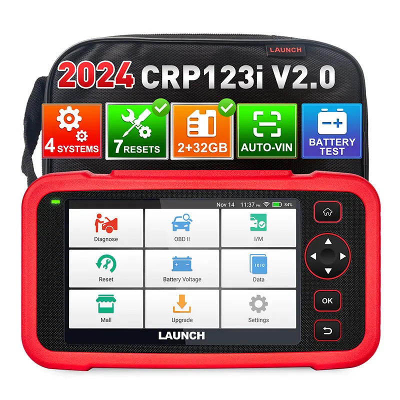 

OBD-сканер, США, ЕС, новейший CRP123I V2.0, четырехсистемный OBD2 сканер, автомобильный диагностический инструмент, автомашина, анализатор двигателя автомобиля