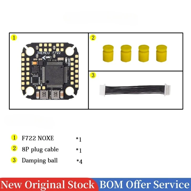 

1pcs F722 NOXE FC ICM-42688-P 3-6S Flight Controller M32 TYPE-C For ELRS TBS CRSF SBUS IBUS DSM2 DSMX FPV drone 20X20MM