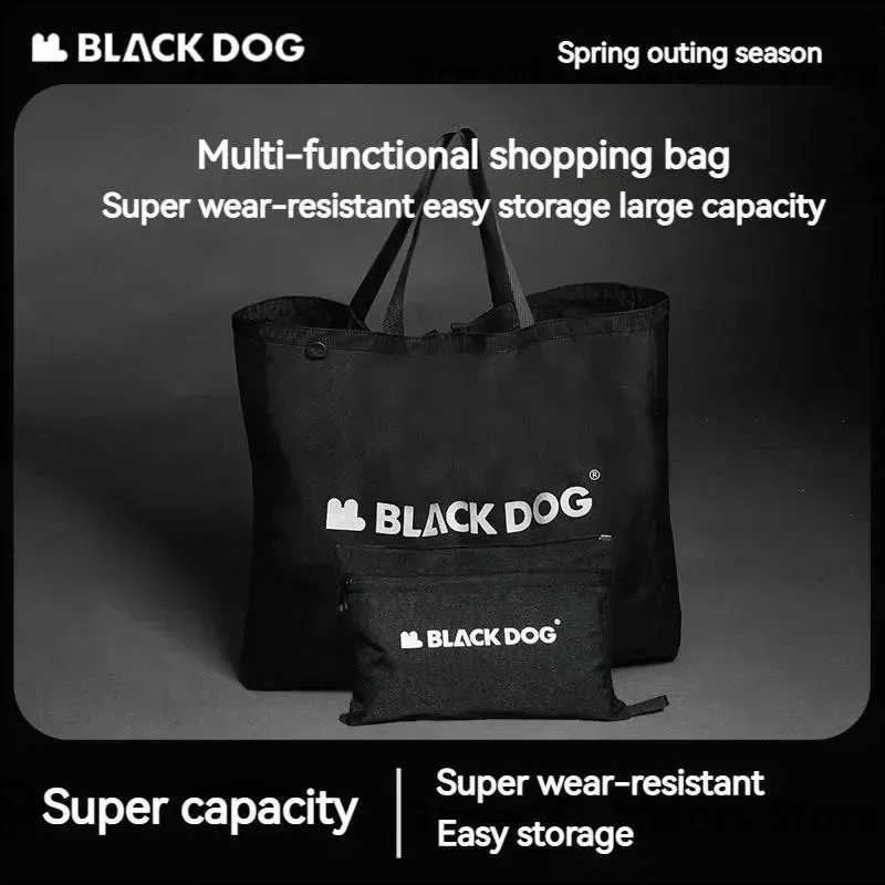 Naturehike BLACKDOG Storage Bag Camping Folded Ultralight Waterproof Sports Bag  Outdoor Picnic Travel 900D Oxford Cloth Handbag