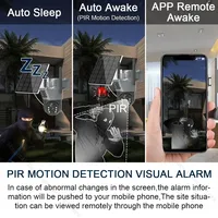 4K 8MP WIFI Dual Lens PTZ Solar Camera Dual Screens PIR Human Tracking Outdoor WIFI Security CCTV Surveillance IP Camera
