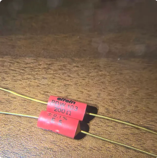2pcs/lot Original German elf ein precision resistor PDW 103 series gold pin resistor 200R 0.1% free shipping