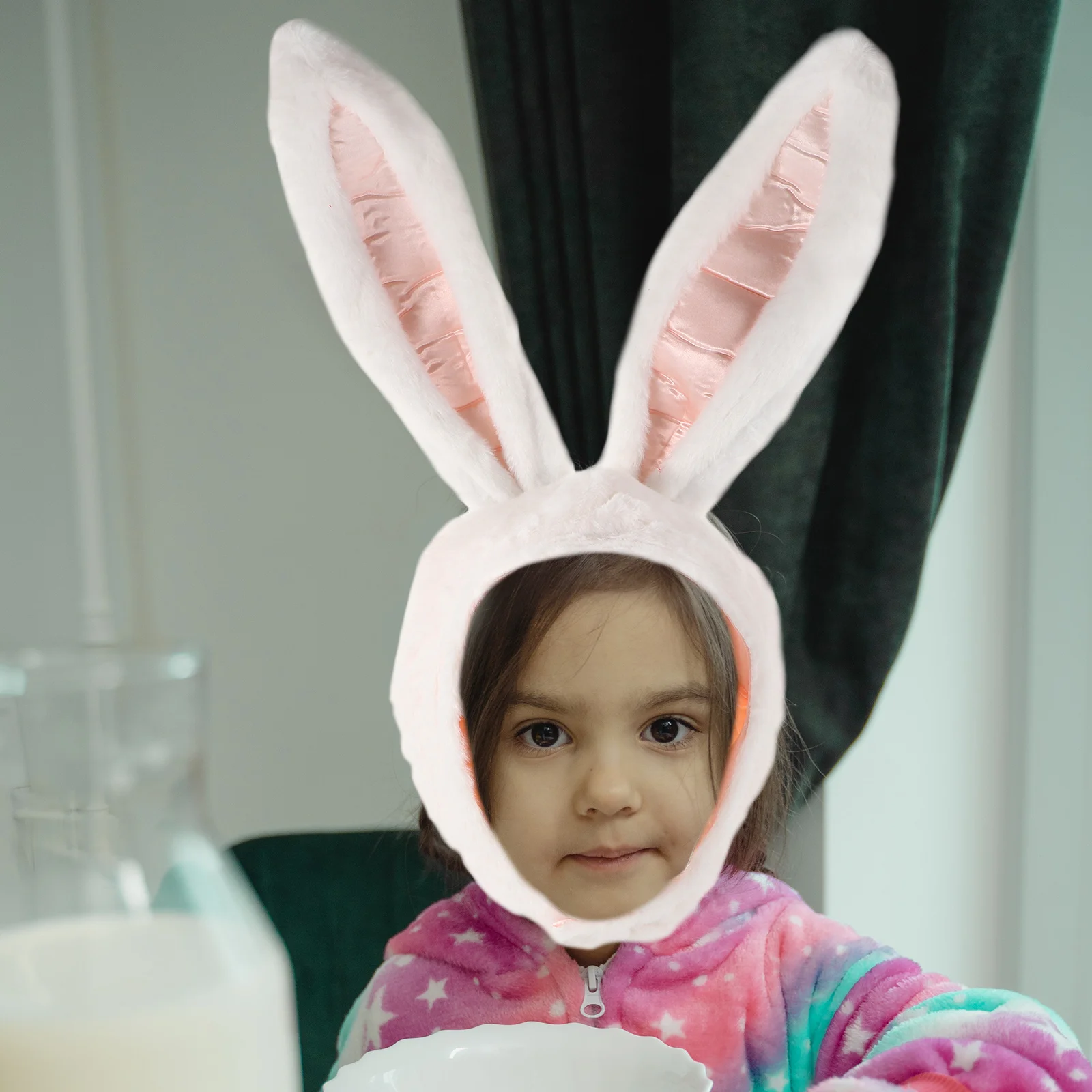 Entzückender Osterhasenhut mit langen Ohren, angenehm zu tragen für Cosplay-Party-Events, lustige festliche Kopfbedeckung, Foto-Shooting-Zubehör