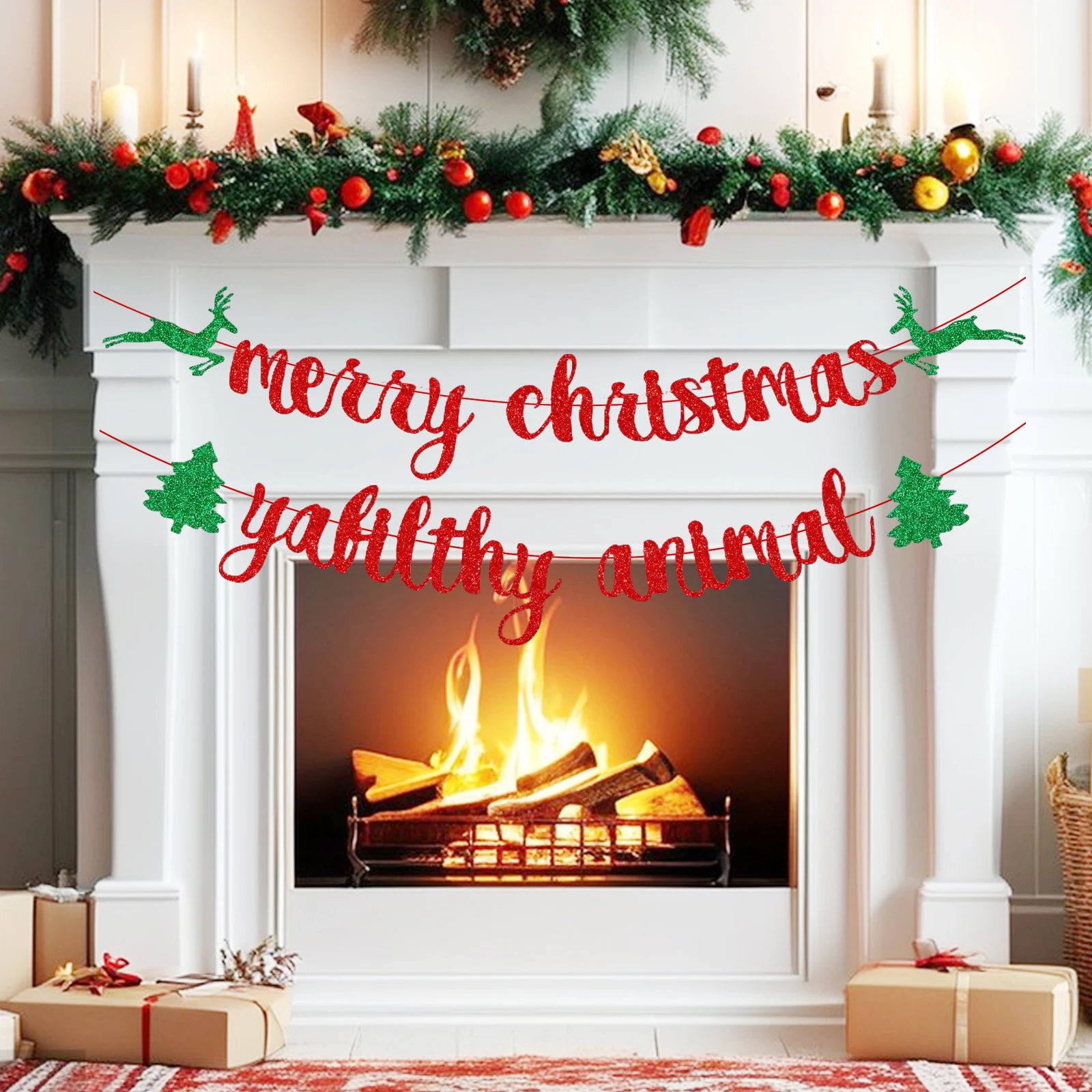 Red Glittery Merry … - image