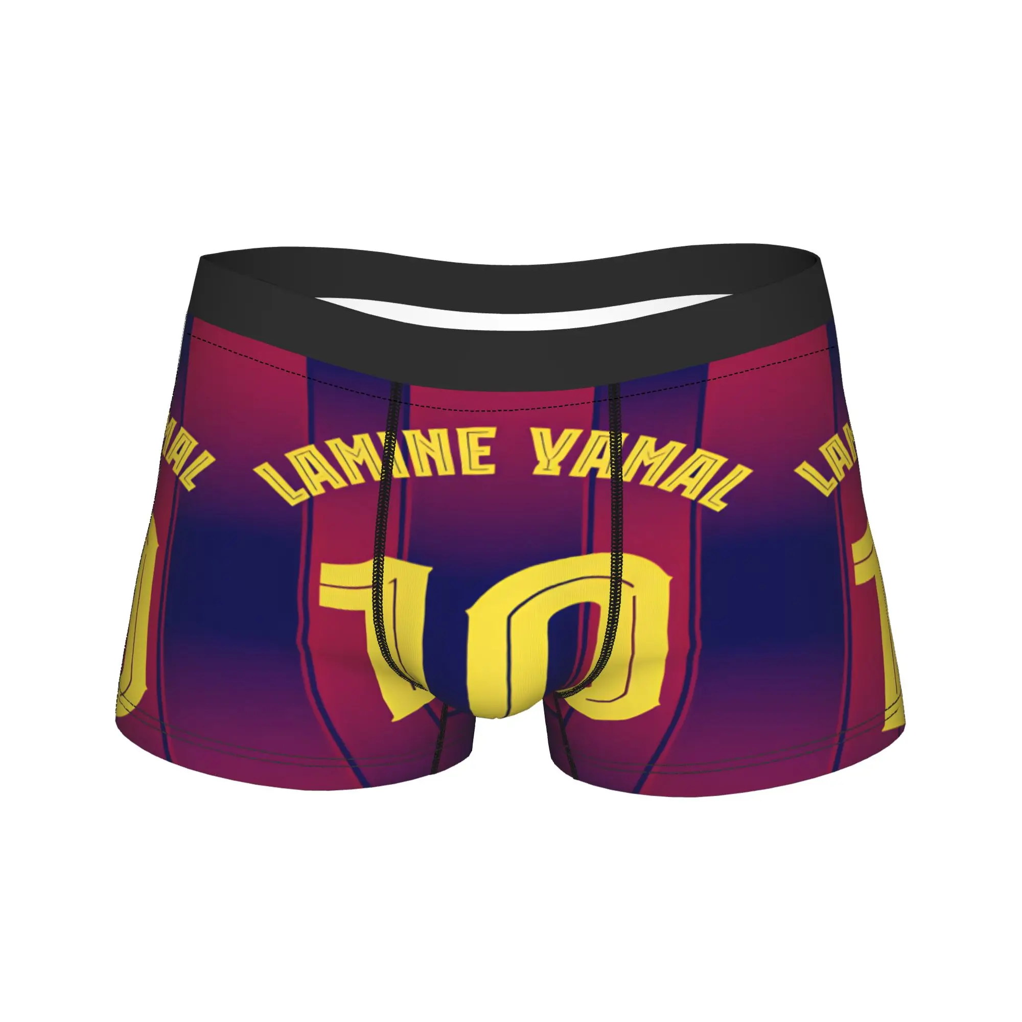 Lamined Y-Yamal Boxershorts  3D Pouch Underwear Trenky Custom Shorts Briefs Comfortable Men Underpants Plus Size 2XL
