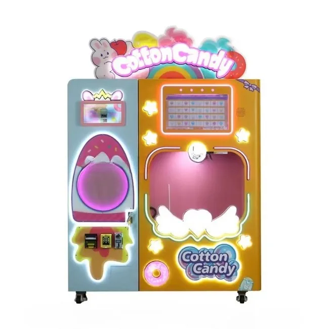 حار بيع الطاقة 2000 واط 110 فولت/220 فولت التلقائي آلة بيع حلوى القطن للأعمال #2