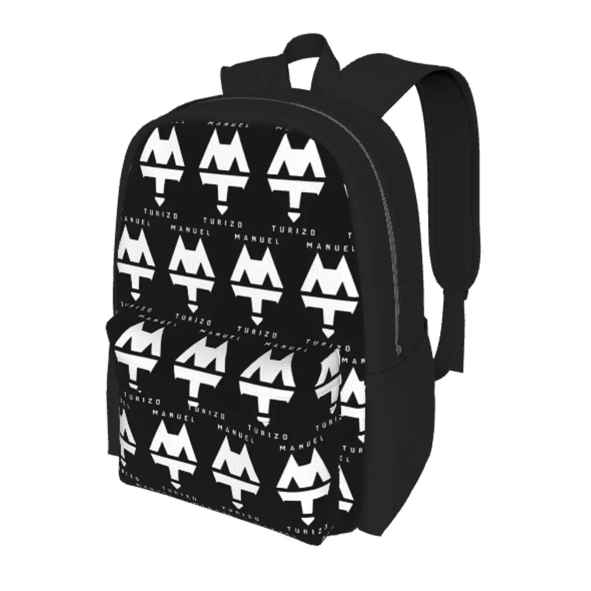 

Rapper Manuel Turizo Logo Student Backpack School Bag Hiking Travel Daypack for Boys Girls Bookbag Shoulder Bags