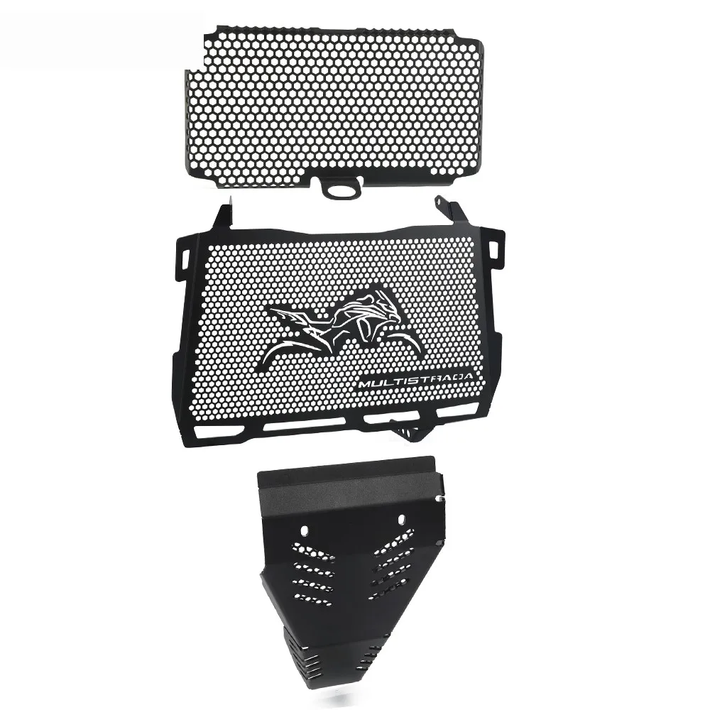 دراجة نارية المبرد الحرس و النفط برودة الحرس ومجموعة حراسة المحرك ل Ducati MultiStrada V2 MultiStrada 950 2022 2023 2024 #2