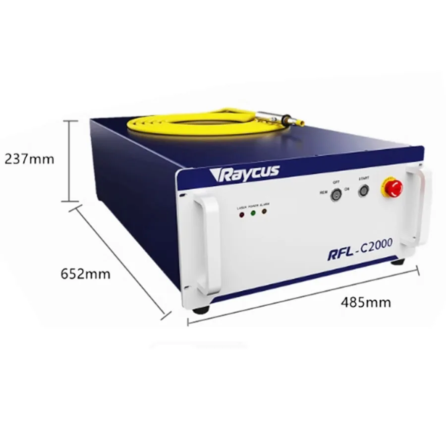 Raycus 1500W/2000W/3000W láser de fibra RFL-1500/RFL-2000/RFL-3000 máquina cortadora de fibra fuente láser
