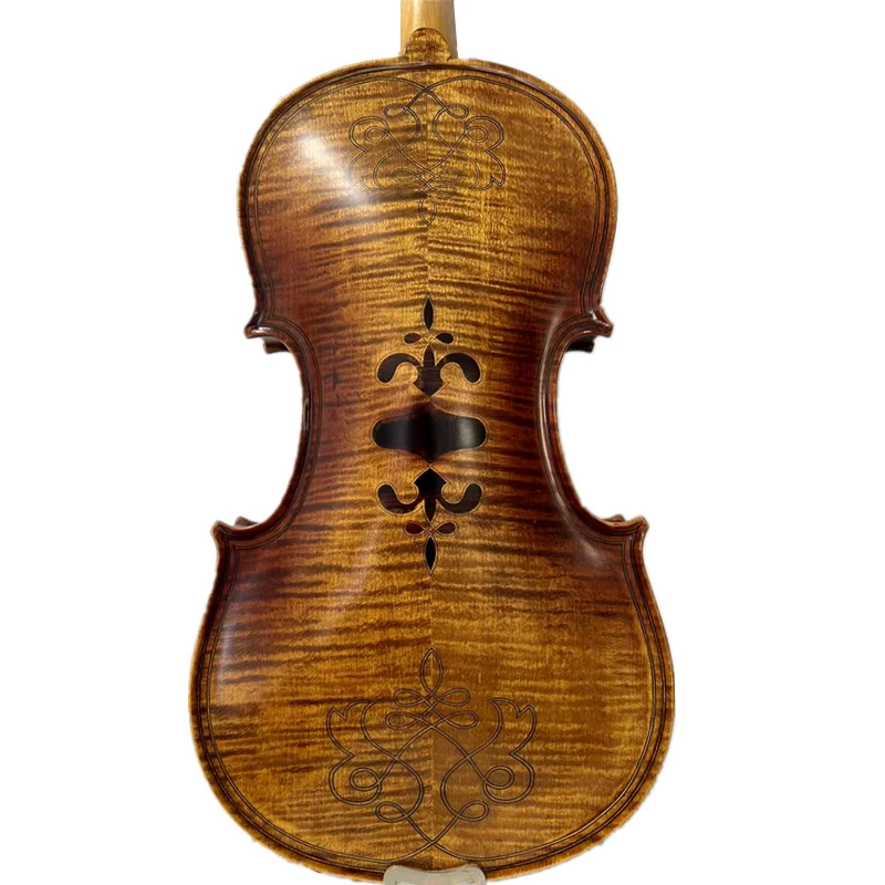 Strad style Song Maestro 4/4 violin Inlay nice shell back ,mellow and elegant sound #14319