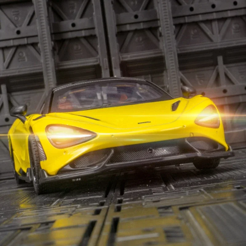 

1:24 765LT Alloy Sports Car Model Diecast & Toy Vehicles Metal Racing Car Model Simulation Collection Toy Gift