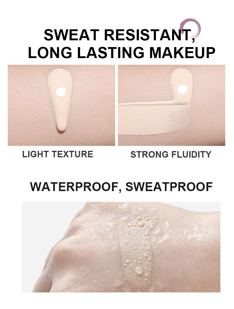 Nude Matte Full Coverage Long Lasting Brightening Color Weightless Hydrating Liquid Concealer