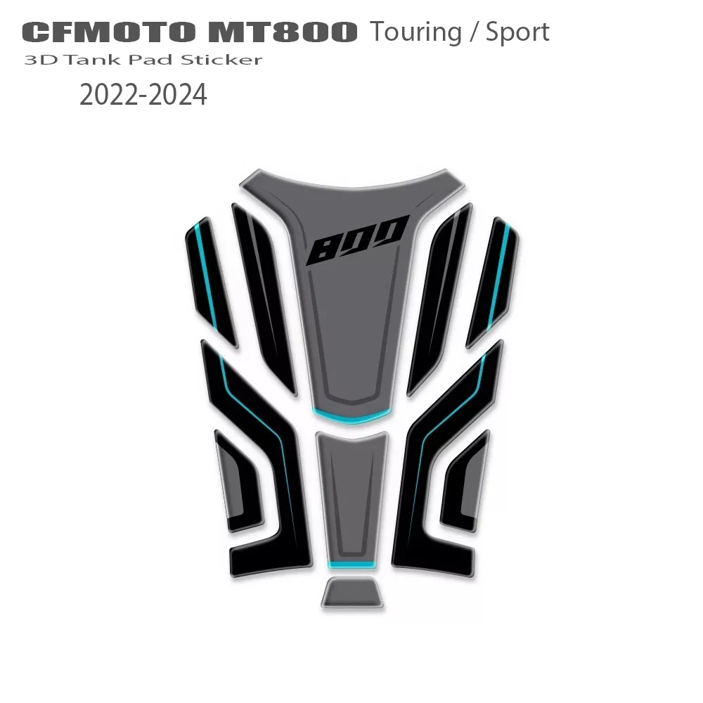 3D Gel Epoxy Sticker Kit 3D Motorcycle Tank Pad Protection Sticker For CF Moto 800MT Explore 800mt Sticker