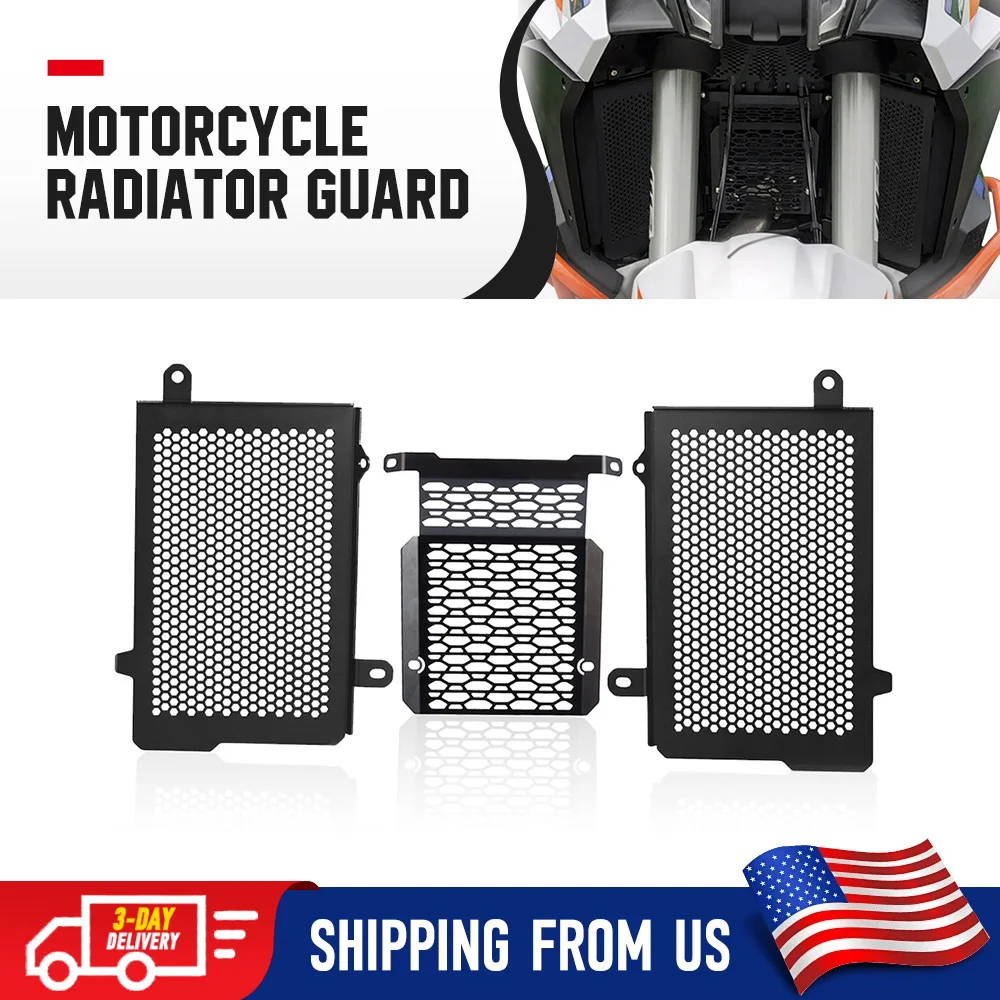 

For 1290 Super Adventure S/R 2021 2022 2023 Motorcycle Radiator Grille Cover Central cylinder engine guard Protection Access