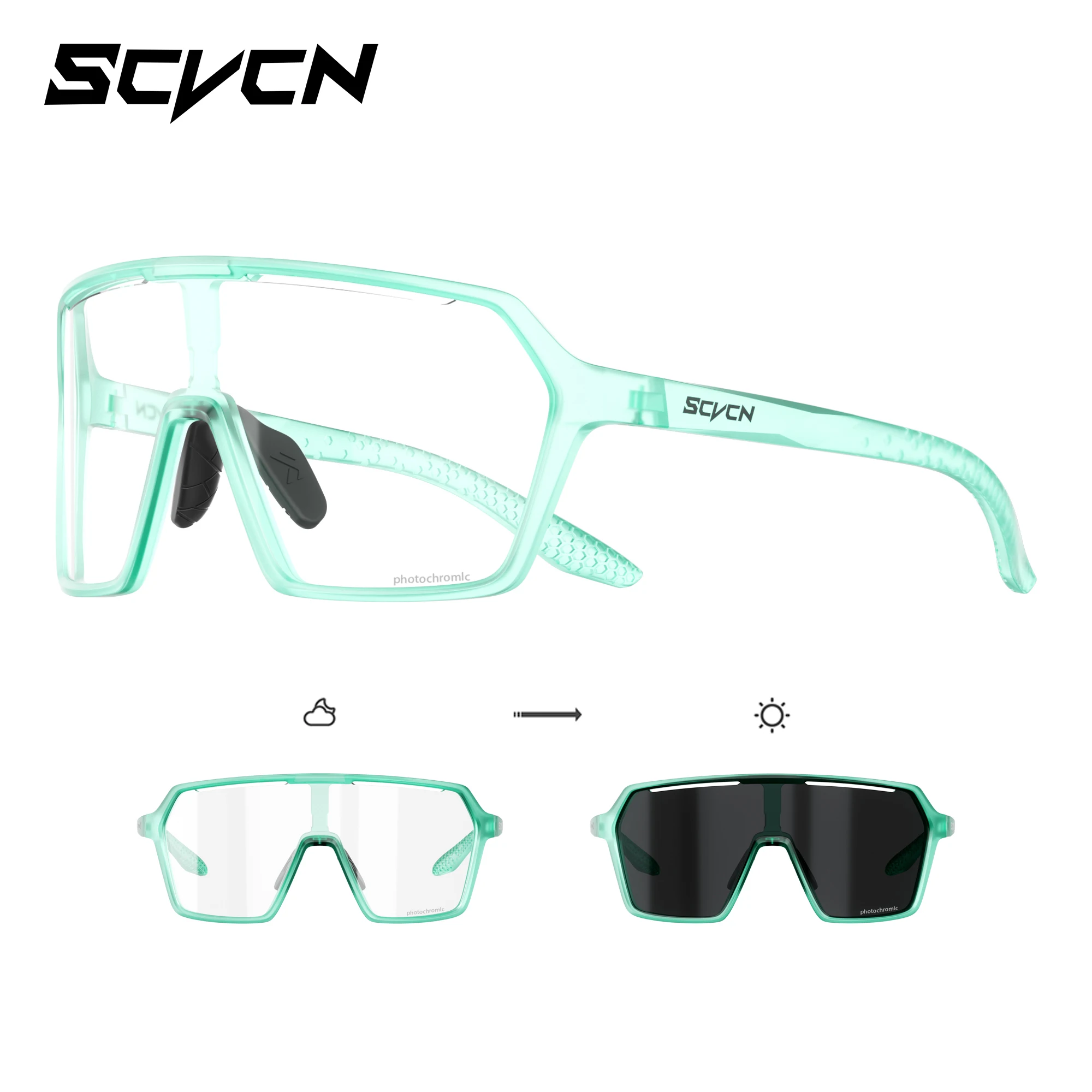 SCVCN โฟโตโครมิกแว่นตาสำหรับเด - Mountain Biking Sunglasses บทวิจารณ์และราคา