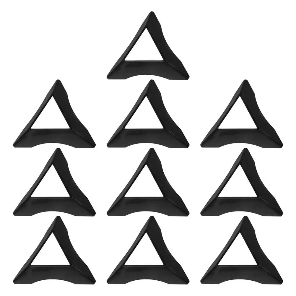 

10pcs Cube Clear Triangle Stand Display Frames for Storage Stand Pedestal For Displaying Collection Plastic Home Decor