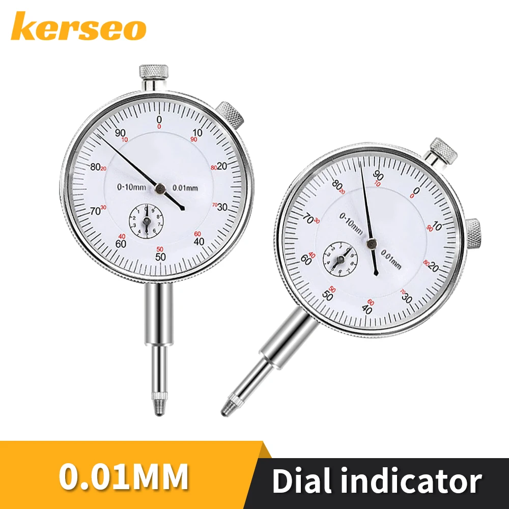 0-10mm Dial Indicator Precision 0.01mm Hour Type Indicator Meter Digital Dial Bore Gauge Micrometer Measurement Tools Comparator