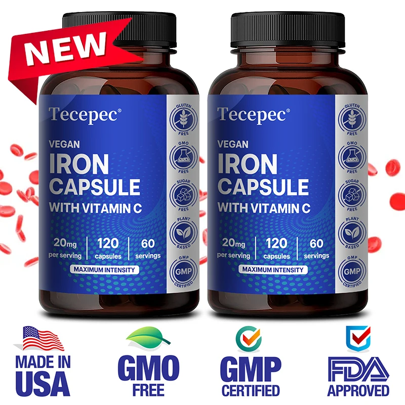 

Iron Supplements Contain Vitamins That Increase Iron Absorption, Healthy Red Blood Cells, and Support The Immune System