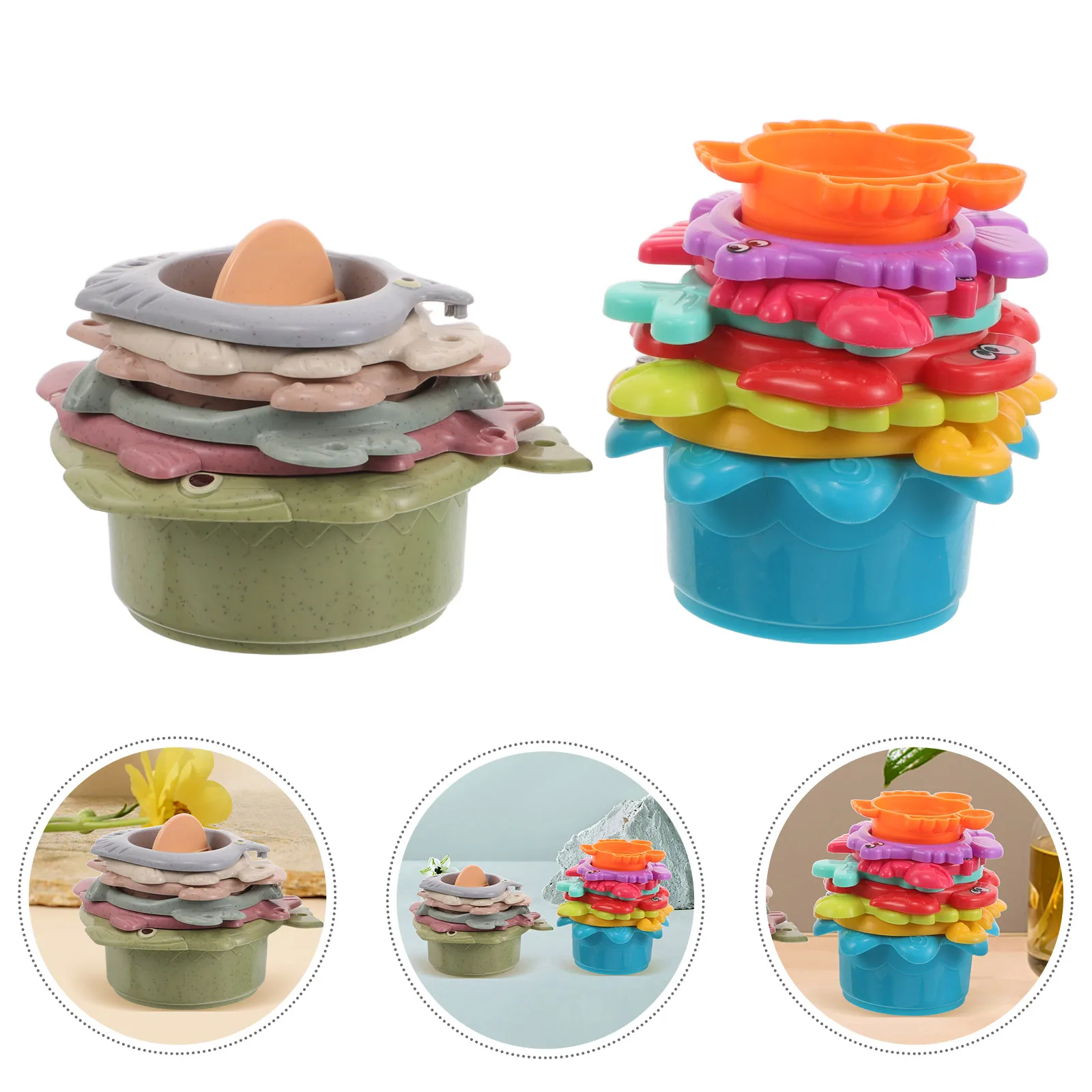 

2 Sets Fish Animal Shaped Toddler Early Education Hand Eye Coordination Fine Motor Skills Development Learning For Kids Indoor