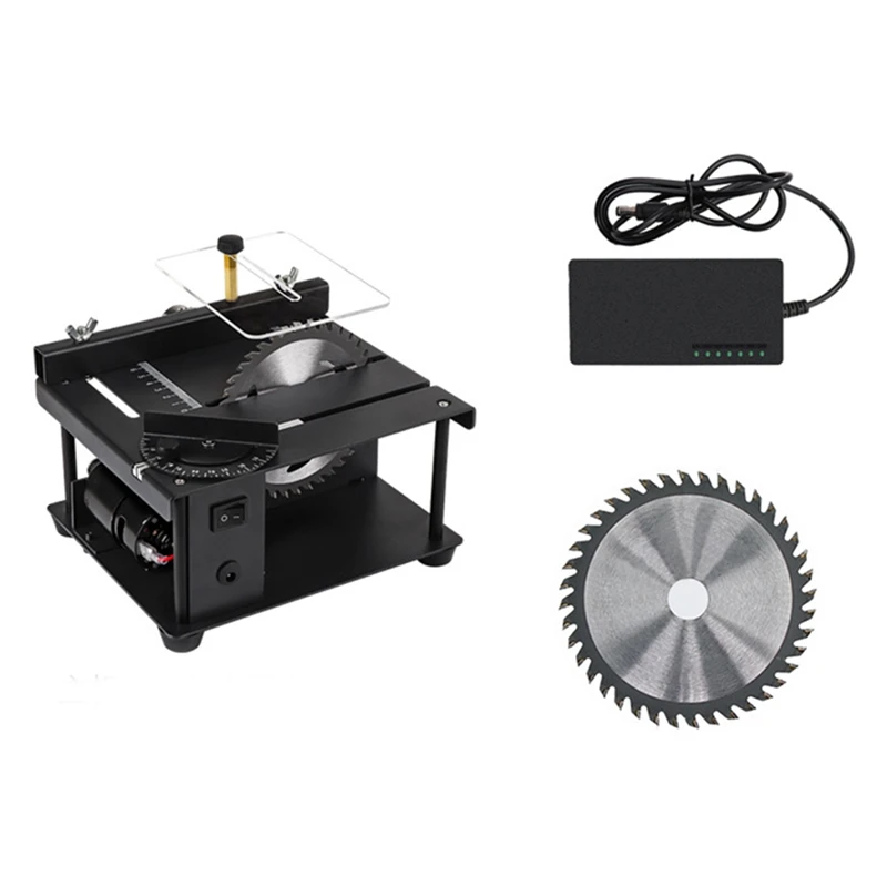 

200W Table Saw Mini Desktop Electric Saw Cutter Speed Angle Adjustable Cutter Woodworking Tool For Wood Acrylic