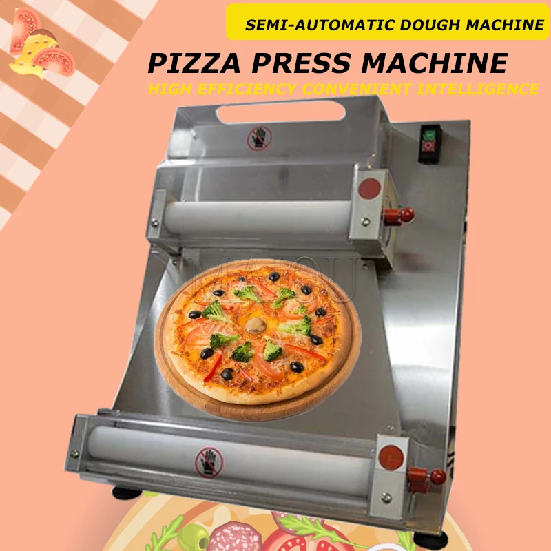 New Style Hot Selling Electric Dough Press Machine Pizza Press Machine Pizza Forming Machine Dough Roller